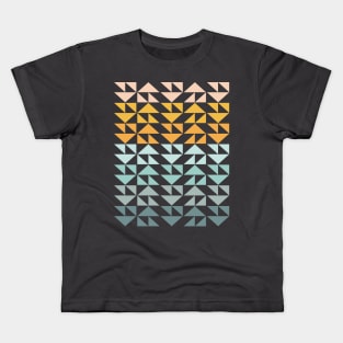 Colorful Tranquil Triangle Design Kids T-Shirt